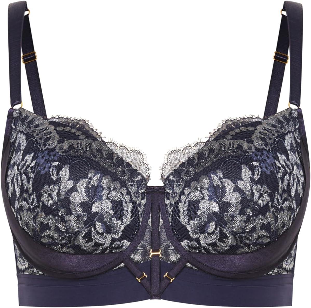 image:imageCity Chic Womens Plus Size Bra Alexis Contour LonglineMidnight