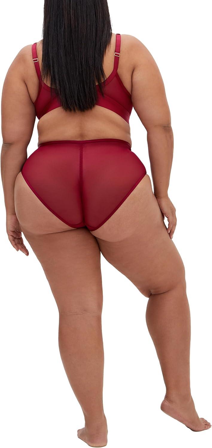 image:imageCity Chic Womens Plus Size Bra Alexis Contour LonglineSangria