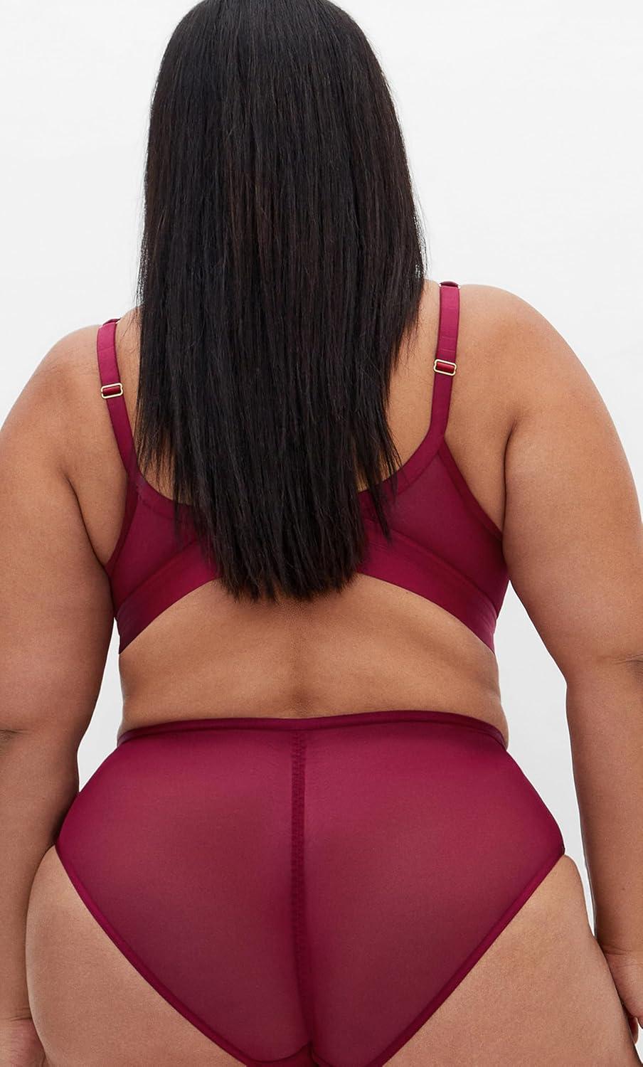image:imageCity Chic Womens Plus Size Bra Alexis Contour LonglineSangria