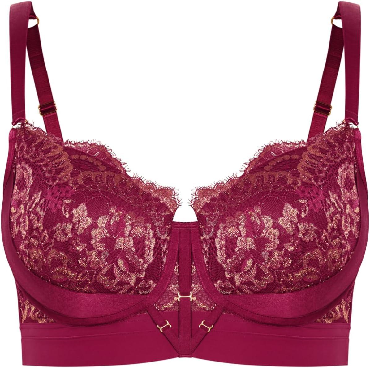 image:imageCity Chic Womens Plus Size Bra Alexis Contour LonglineSangria