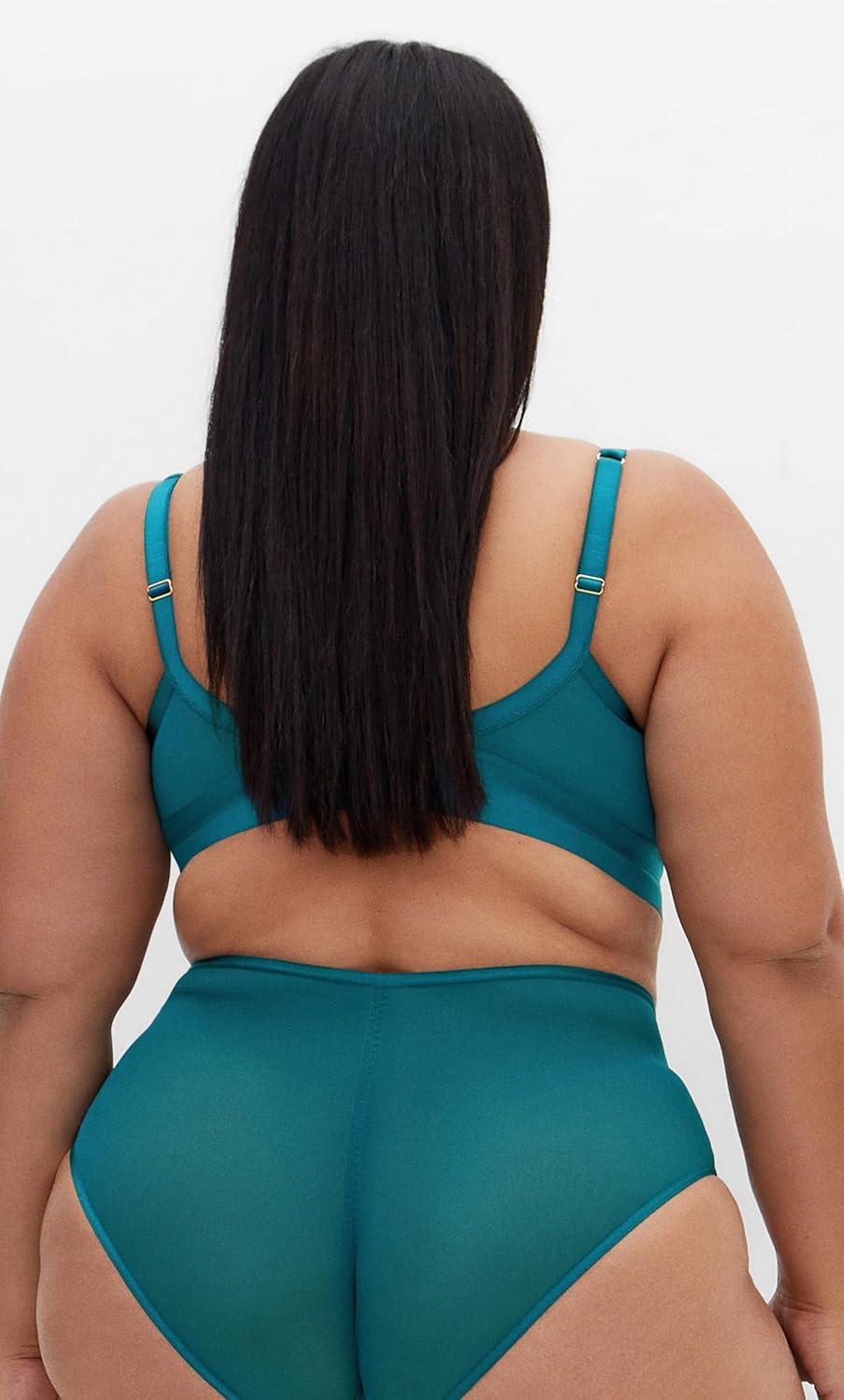 image:imageCity Chic Womens Plus Size Bra Alexis Contour LonglineTeal