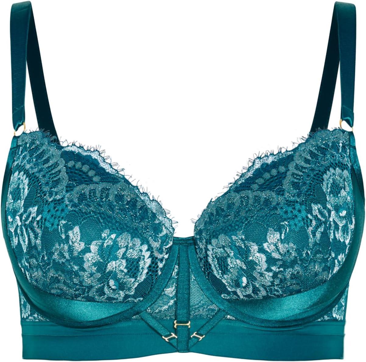 image:imageCity Chic Womens Plus Size Bra Alexis Contour LonglineTeal