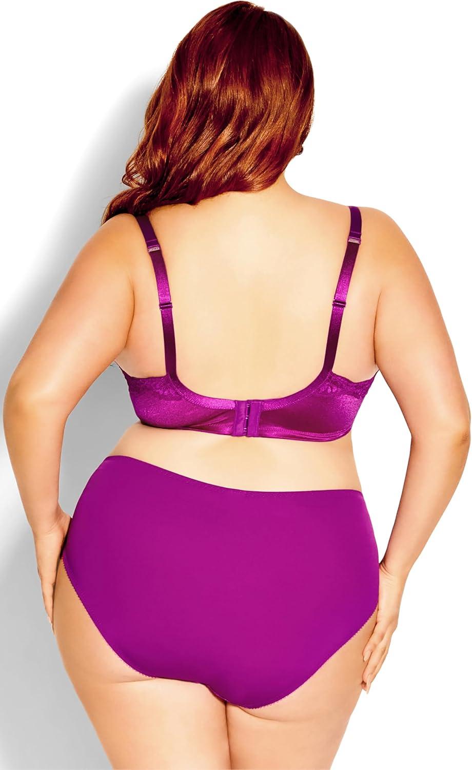 image:imageCity Chic Womens Plus Size Bra Fifi ContourMagenta