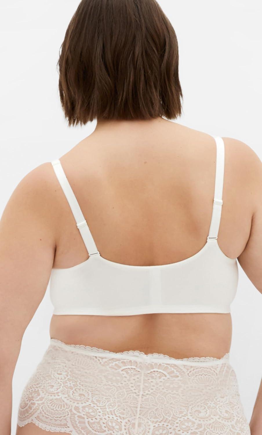 image:imageCity Chic Womens Plus Size Bra Smooth amp Chic Front Close Cotton Push UpIvory