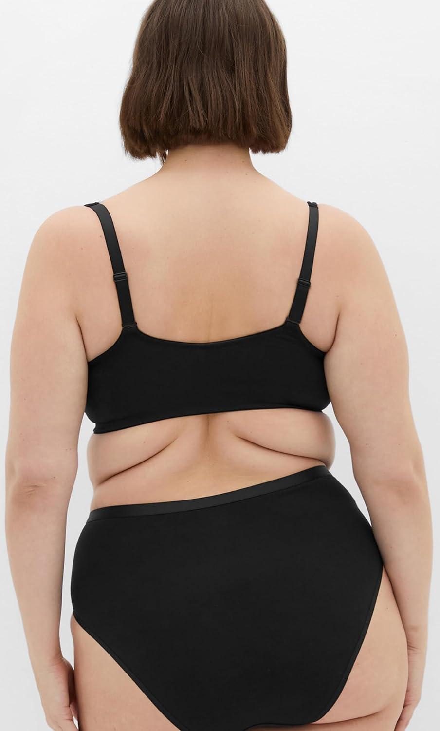 image:imageCity Chic Womens Plus Size Brief 3 Pack Cotton FullBlack