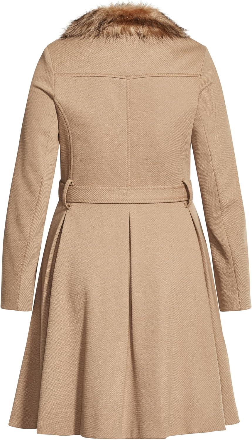 image:imageCity Chic Womens Plus Size Coat Blushing BelleTaupe
