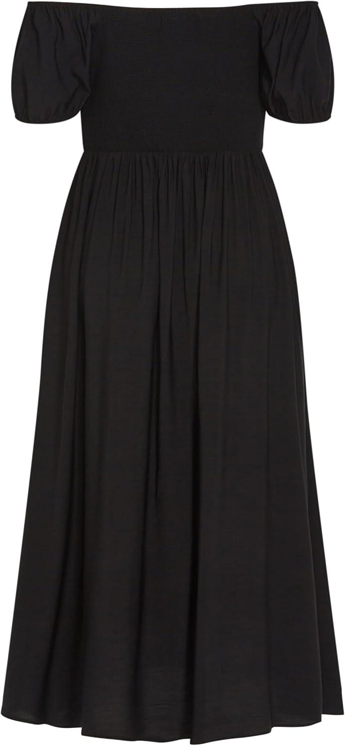 image:imageCity Chic Womens Plus Size Dress Abbigail Split MaxiBlack