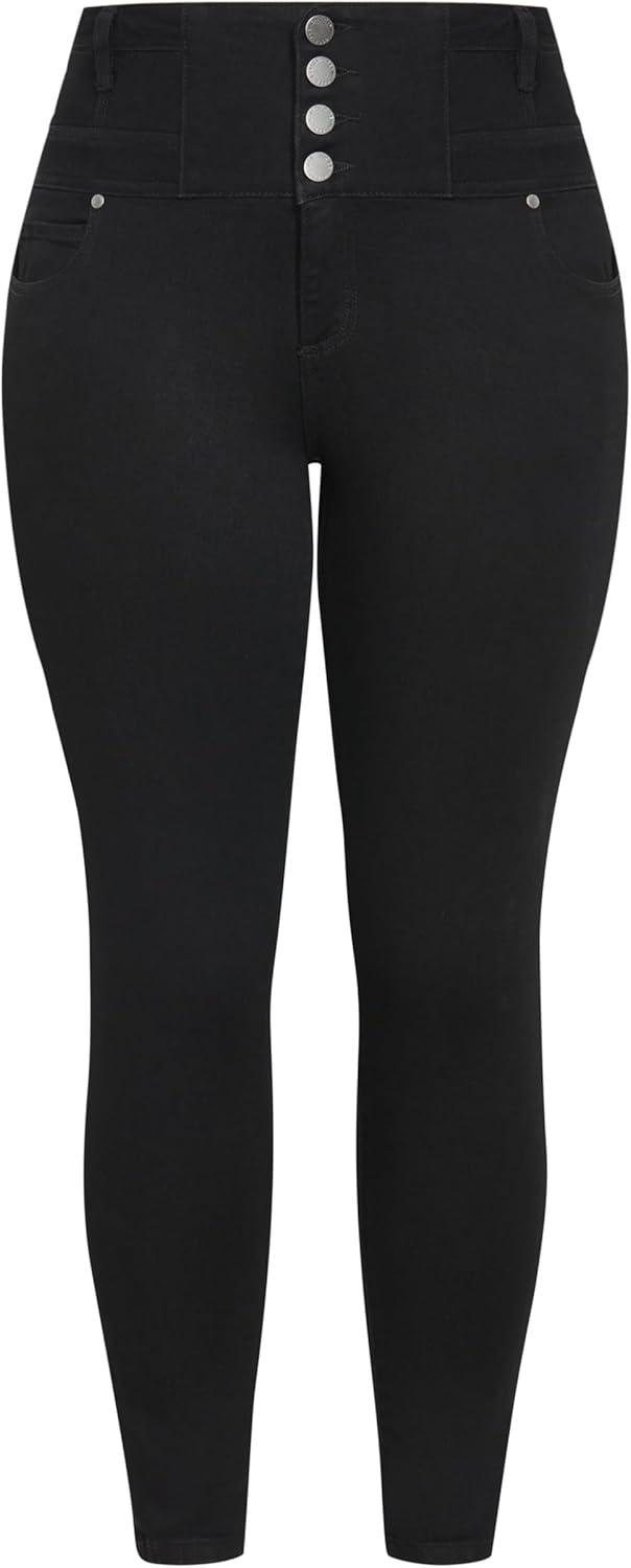 image:imageCity Chic Womens Plus Size Harley Zoey JeanBlack