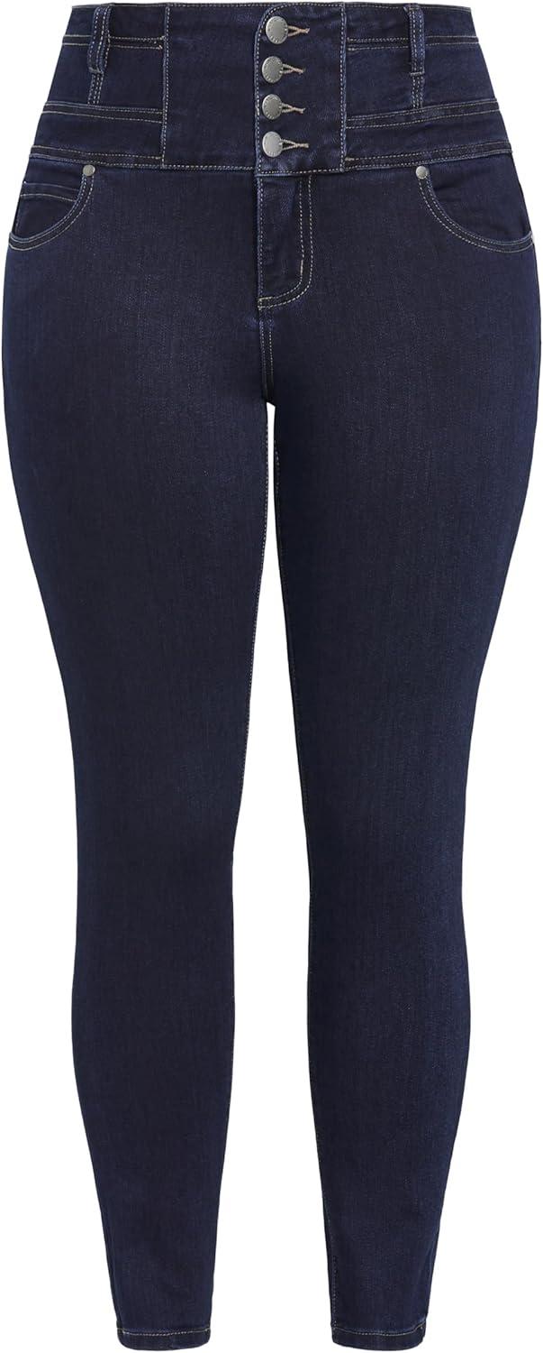 image:imageCity Chic Womens Plus Size Harley Zoey JeanIndigo