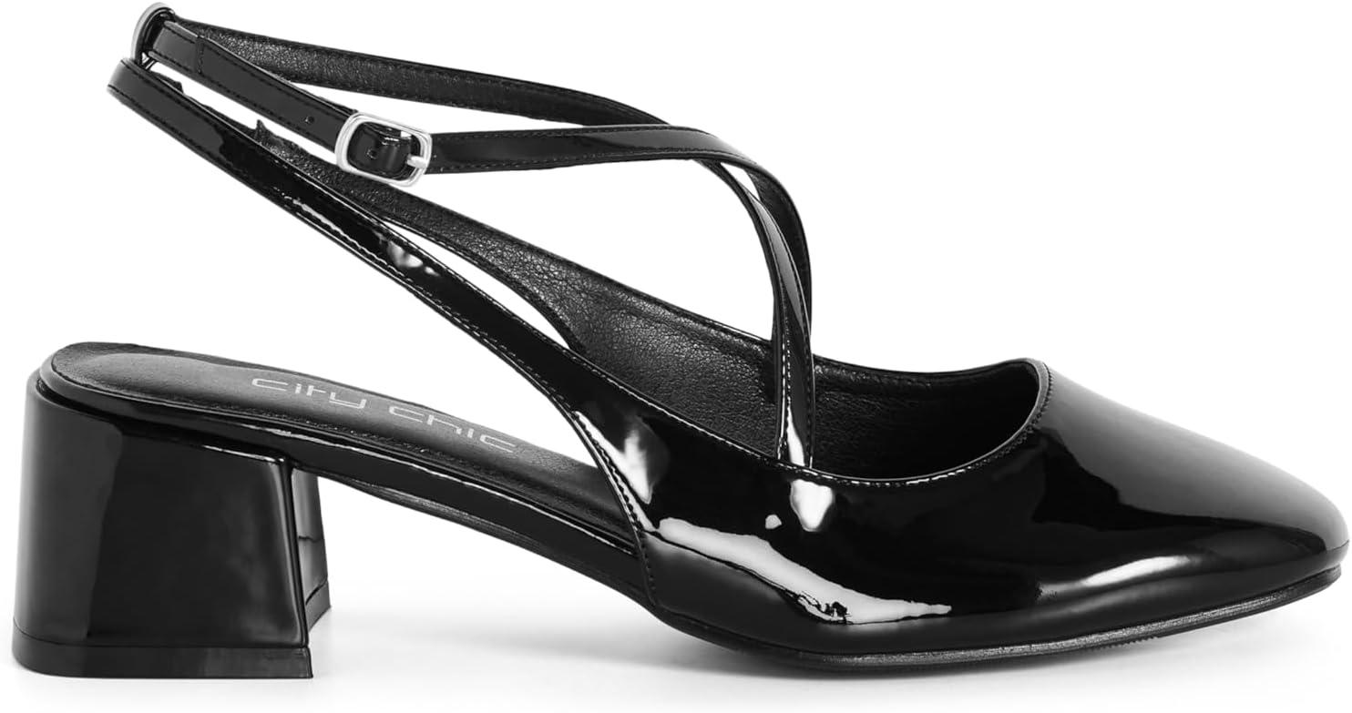 image:imageCity Chic Womens Plus Size Heel Wide FIT LunaBlack