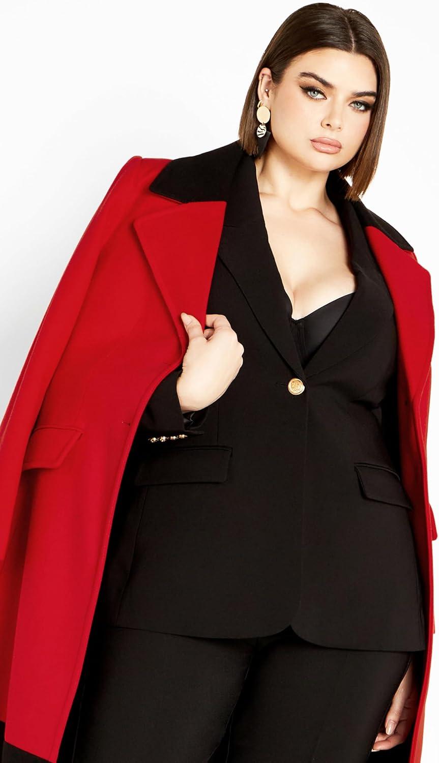 image:imageCity Chic Womens Plus Size Jacket KaraBlack