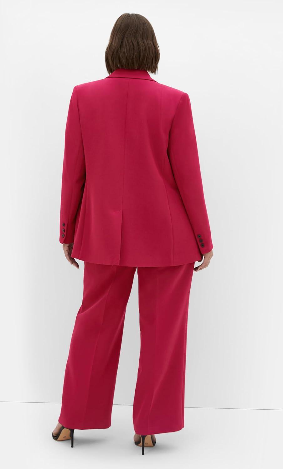 image:imageCity Chic Womens Plus Size Jacket Oversized AlexisDeep Rose