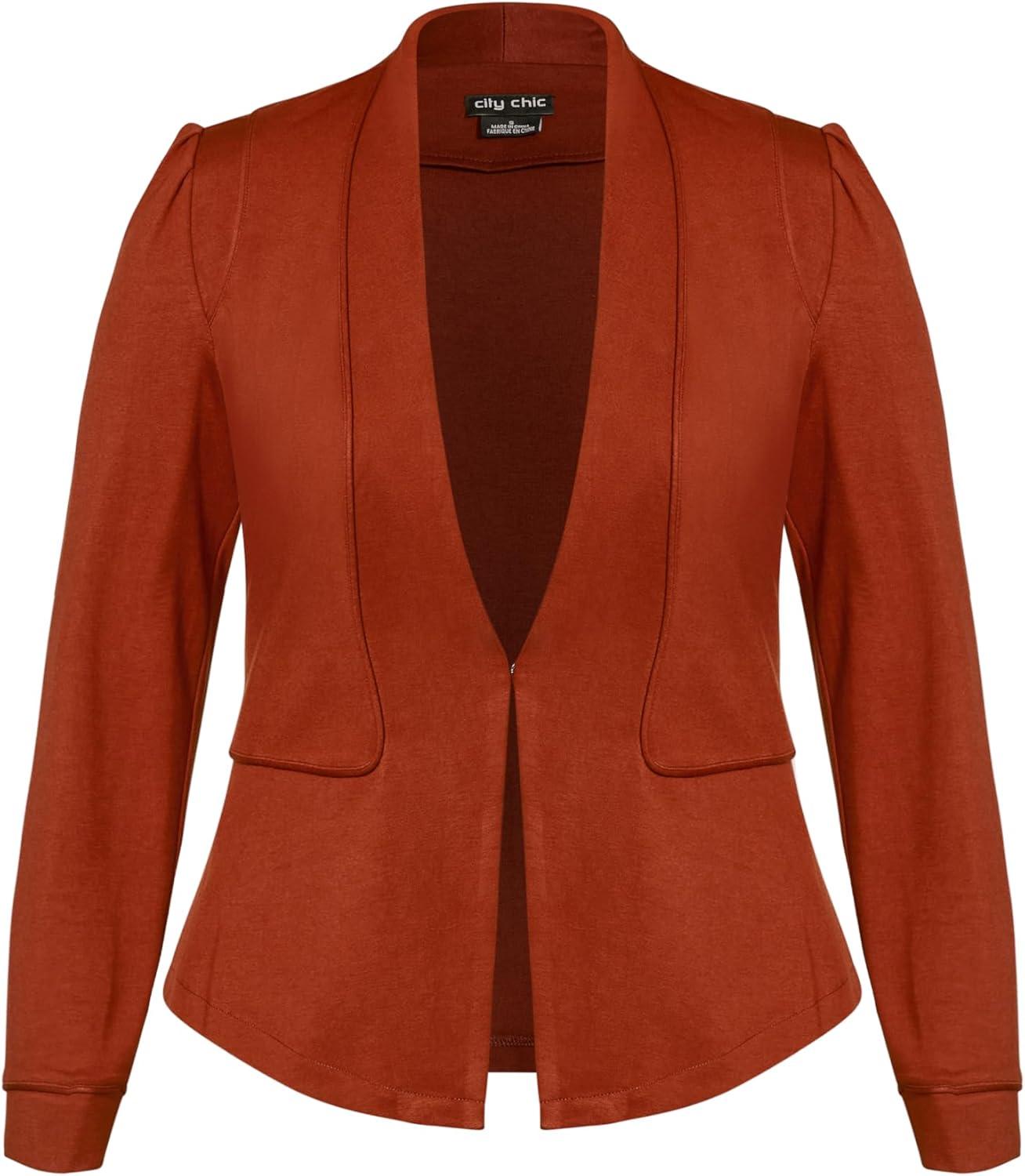 image:imageCity Chic Womens Plus Size Jacket Piping PraiseGinger