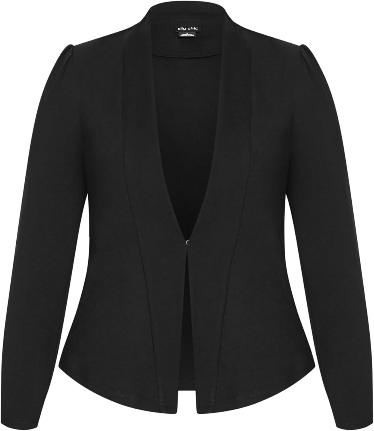 image:imageCity Chic Womens Plus Size Jacket PraiseBlack