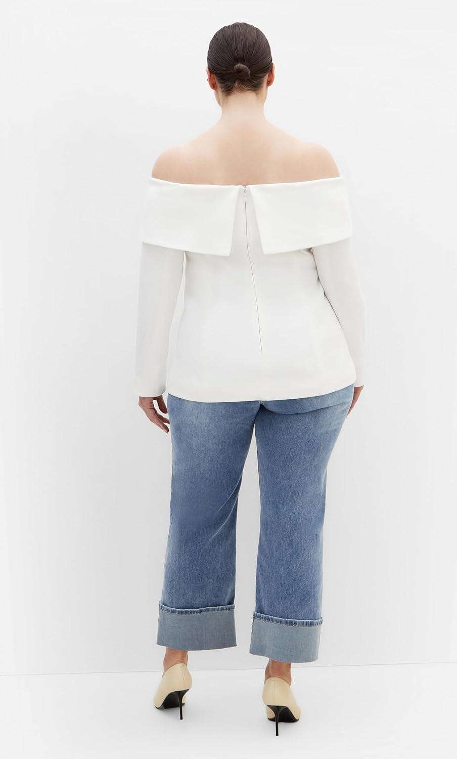 image:imageCity Chic Womens Plus Size Jacket TaliaIvory