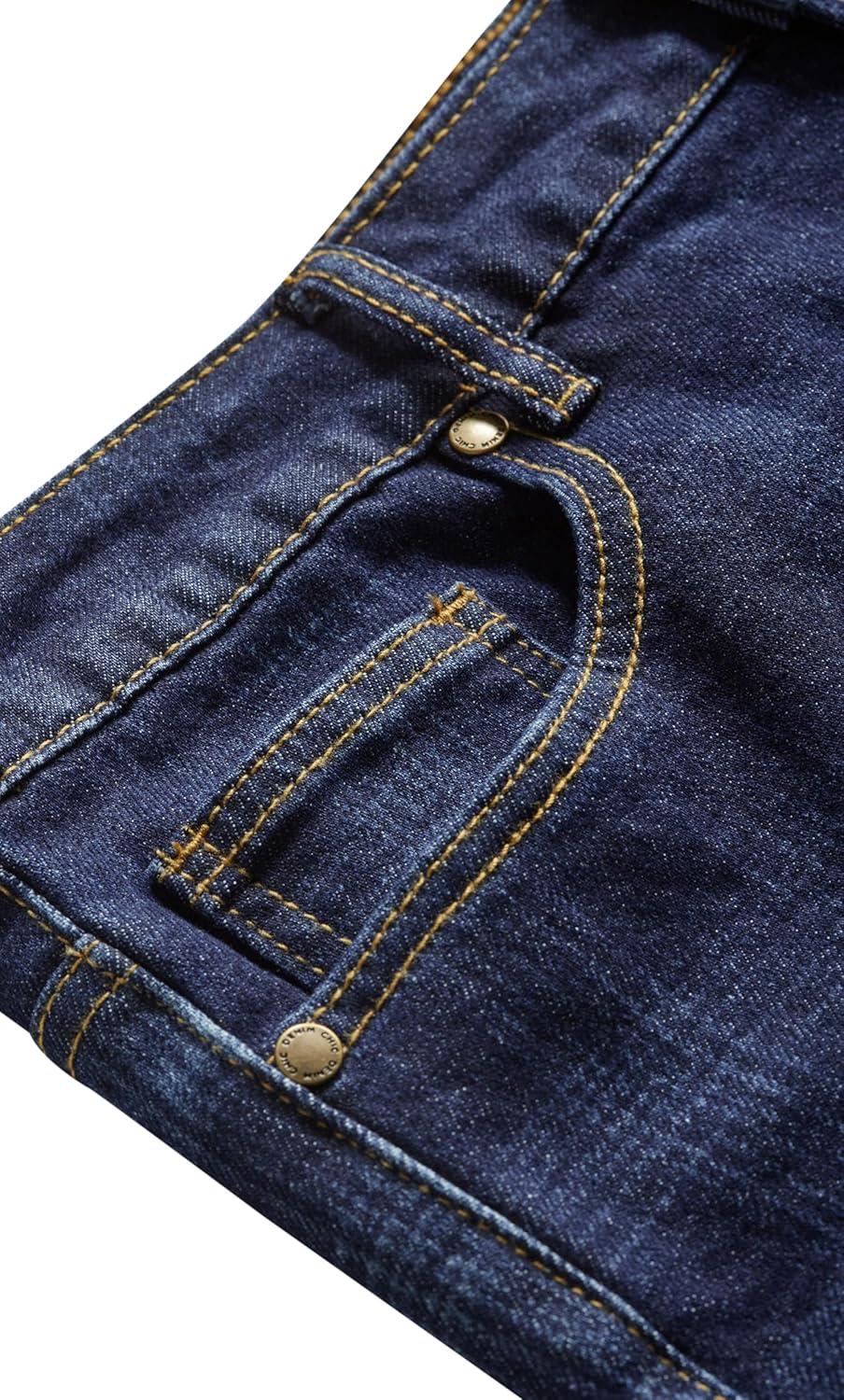 image:imageCity Chic Womens Plus Size Jean Harley Baylee StraightDenim Check