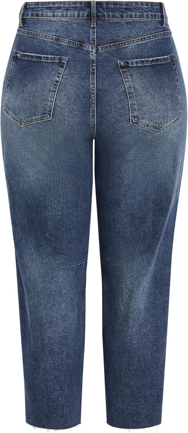 image:imageCity Chic Womens Plus Size Jean Harley SaigeMid Wash