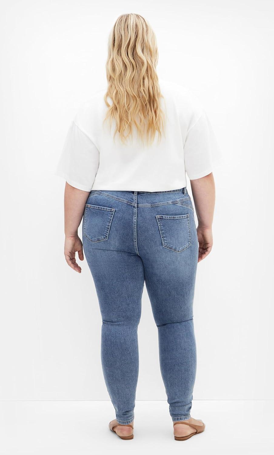 image:imageCity Chic Womens Plus Size Jean H NolaMid Wash