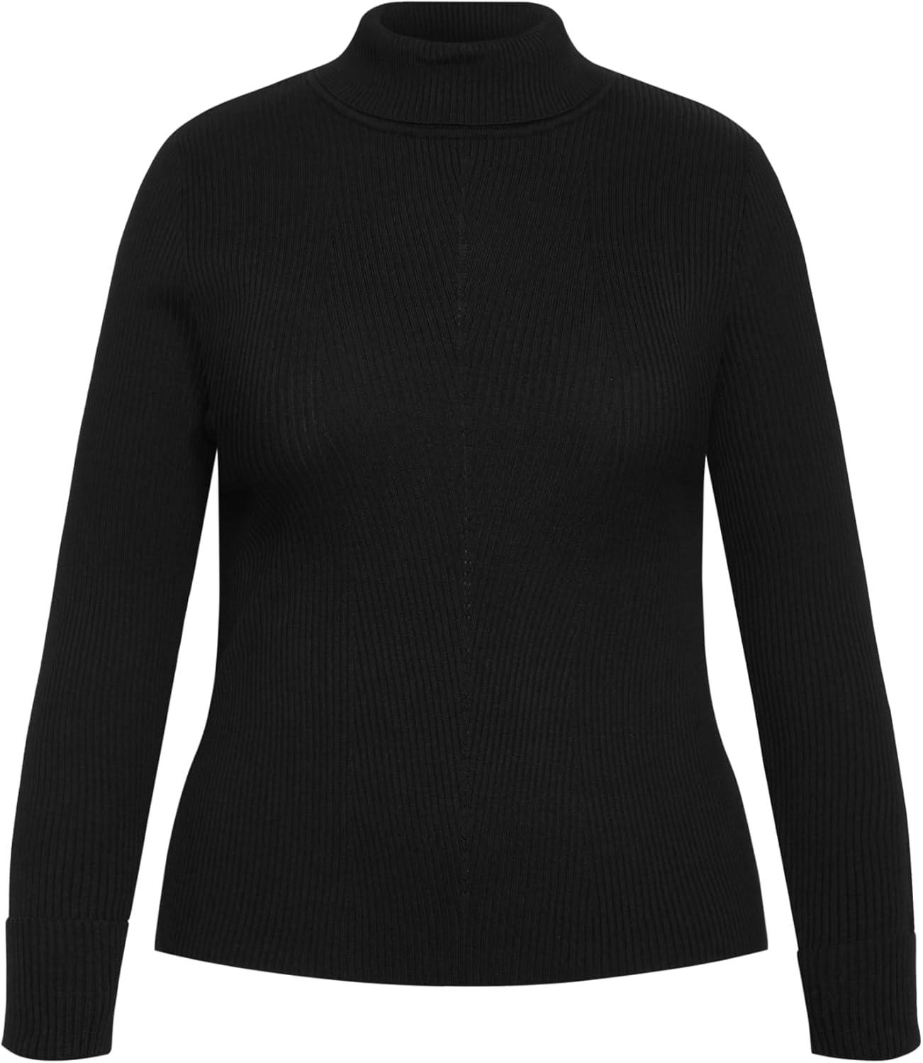 image:imageCity Chic Womens Plus Size Jumper AliciaBlack