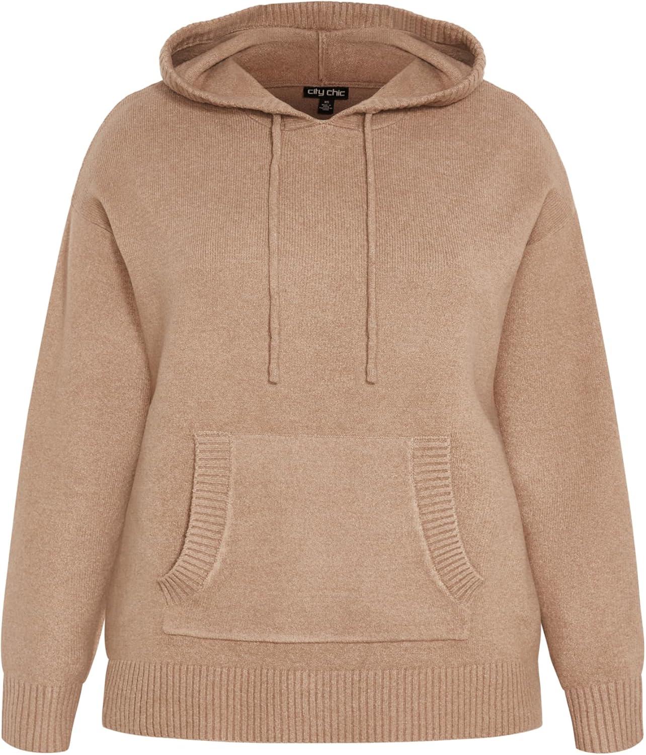 image:imageCity Chic Womens Plus Size Jumper AllyLatte
