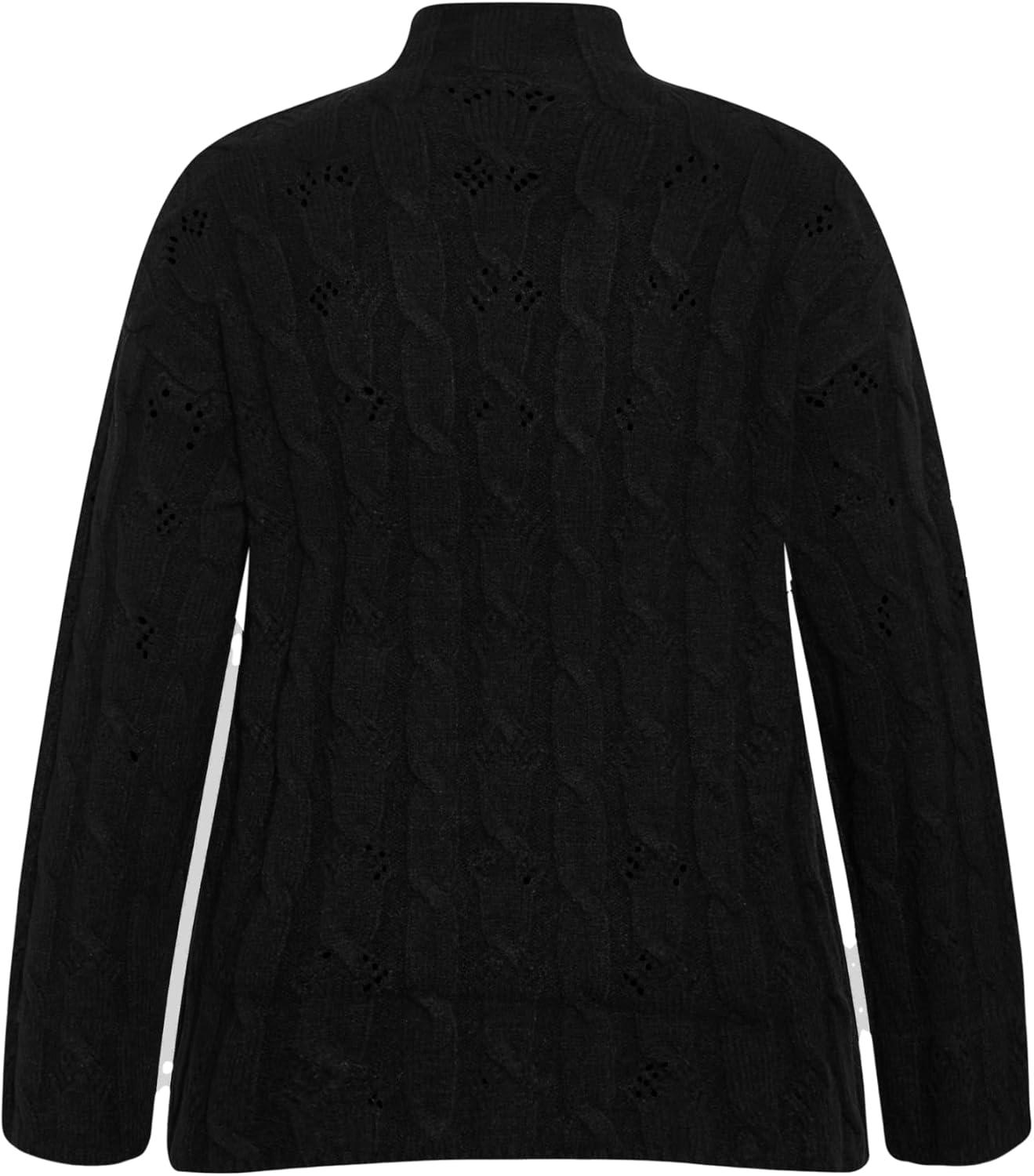 image:imageCity Chic Womens Plus Size Jumper ArlethBlack