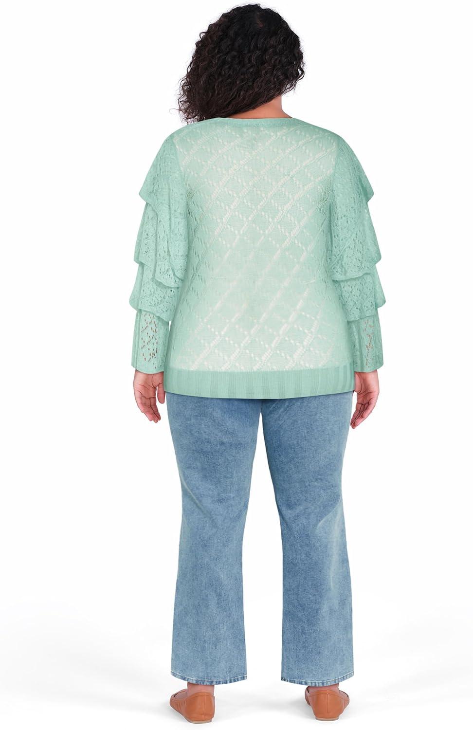 image:imageCity Chic Womens Plus Size Jumper CarolinaMint