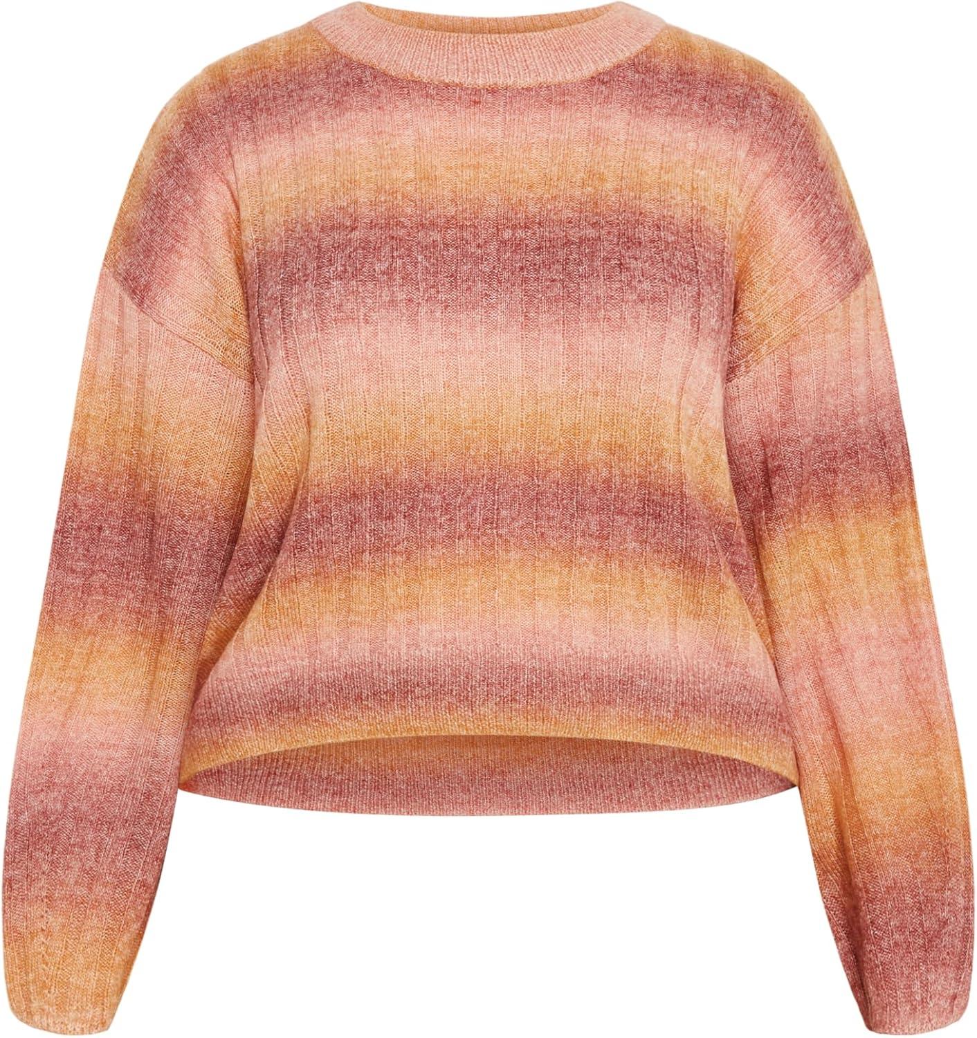 image:imageCity Chic Womens Plus Size Jumper ElowynToffee