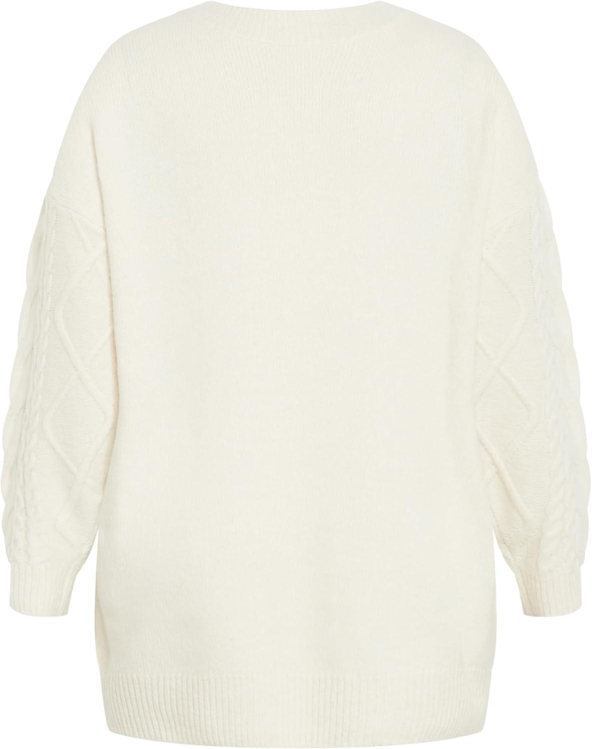 image:imageCity Chic Womens Plus Size Jumper JoJoCream