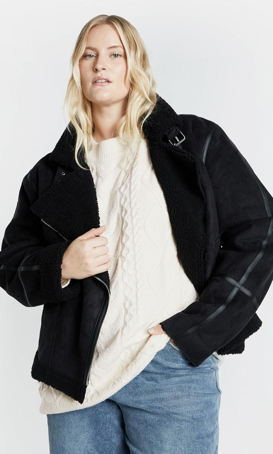 image:imageCity Chic Womens Plus Size Jumper JoJoCream