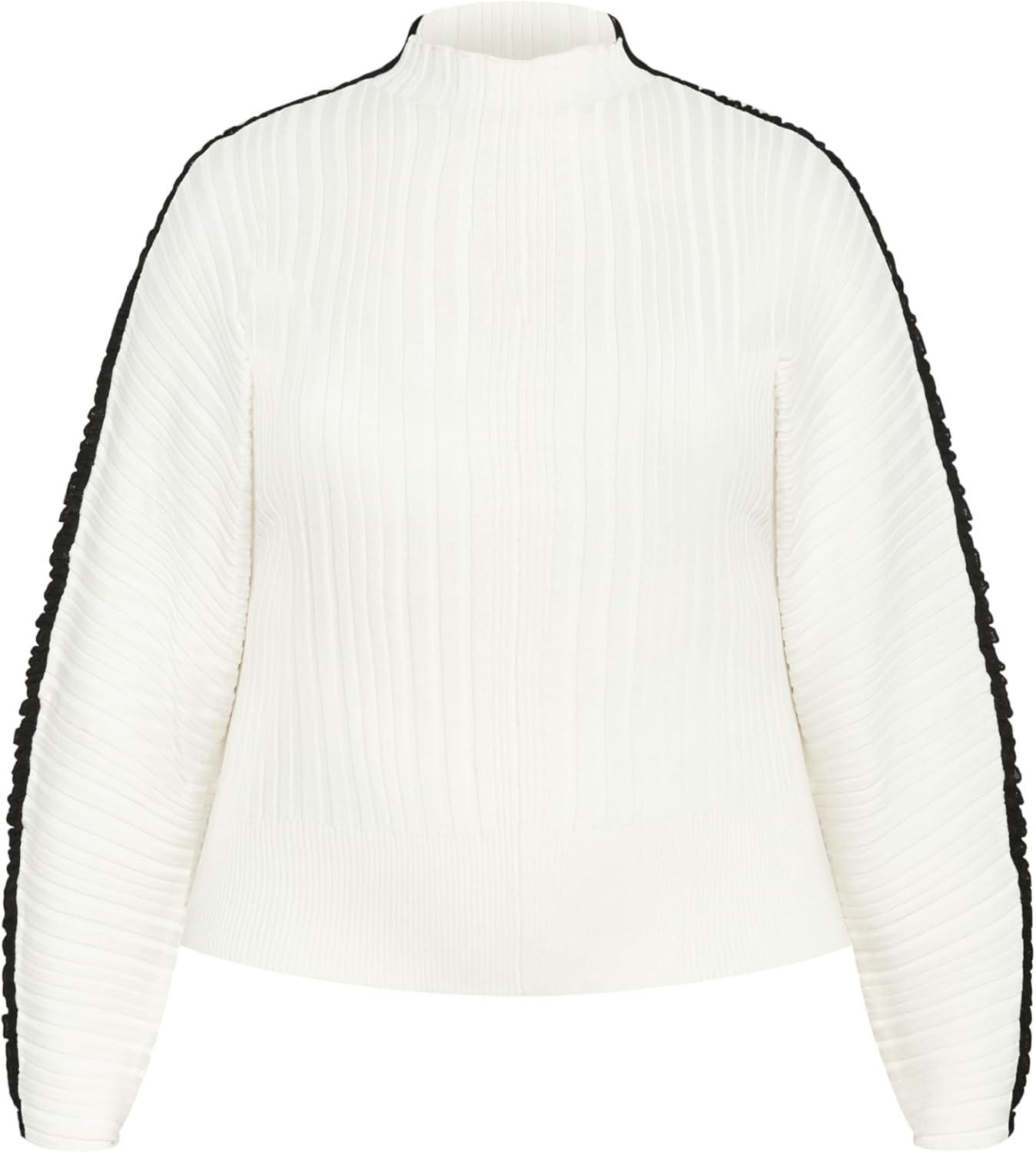 image:imageCity Chic Womens Plus Size Jumper JoyIvory