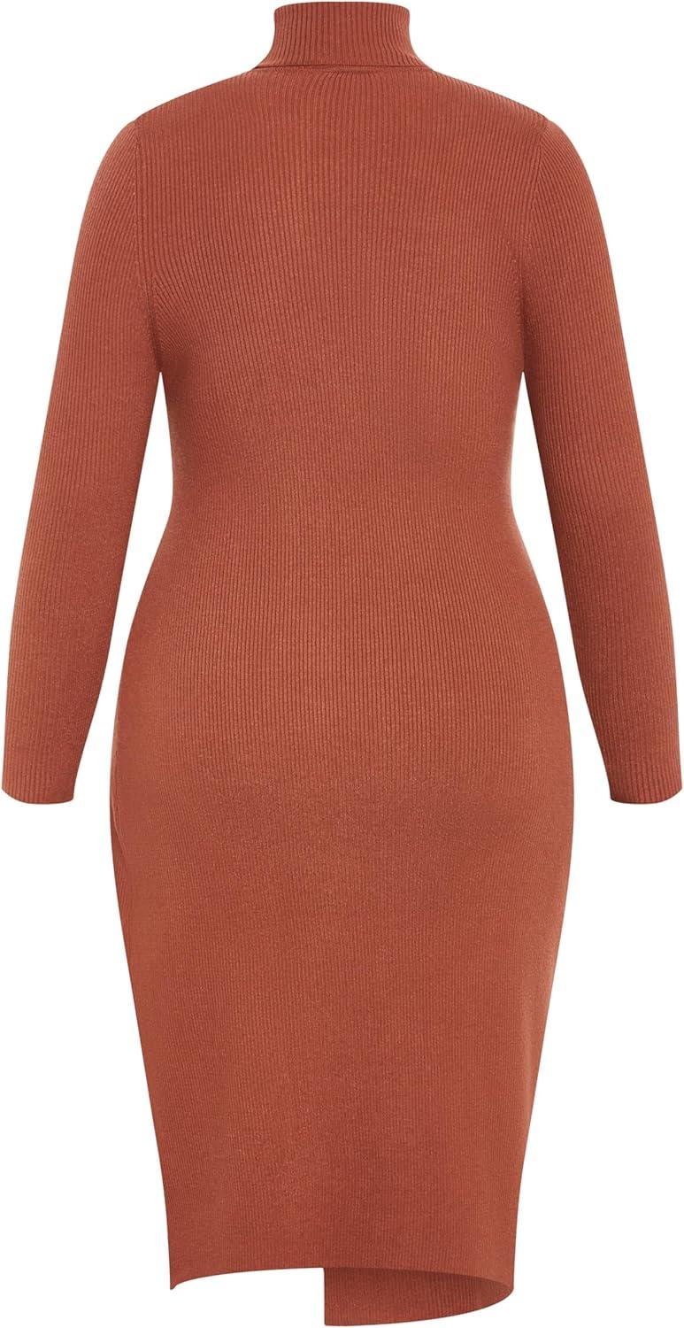 image:imageCity Chic Womens Plus Size Jumper MelanyToffee