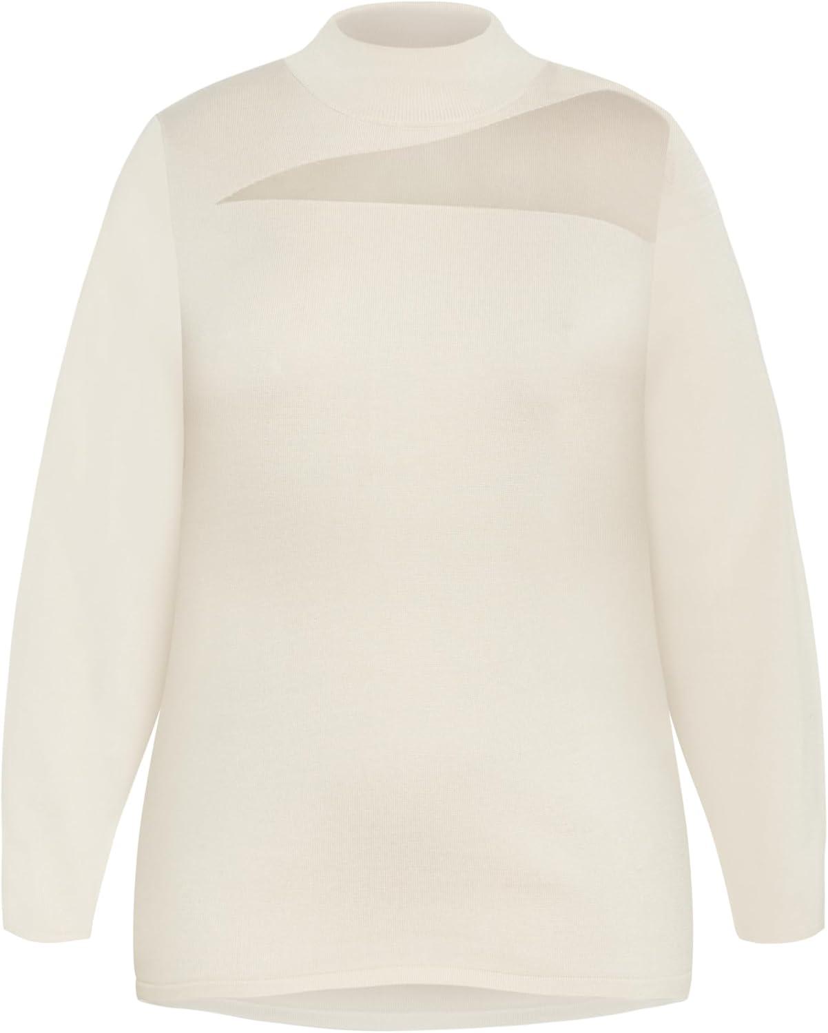 image:imageCity Chic Womens Plus Size Jumper ReignOat