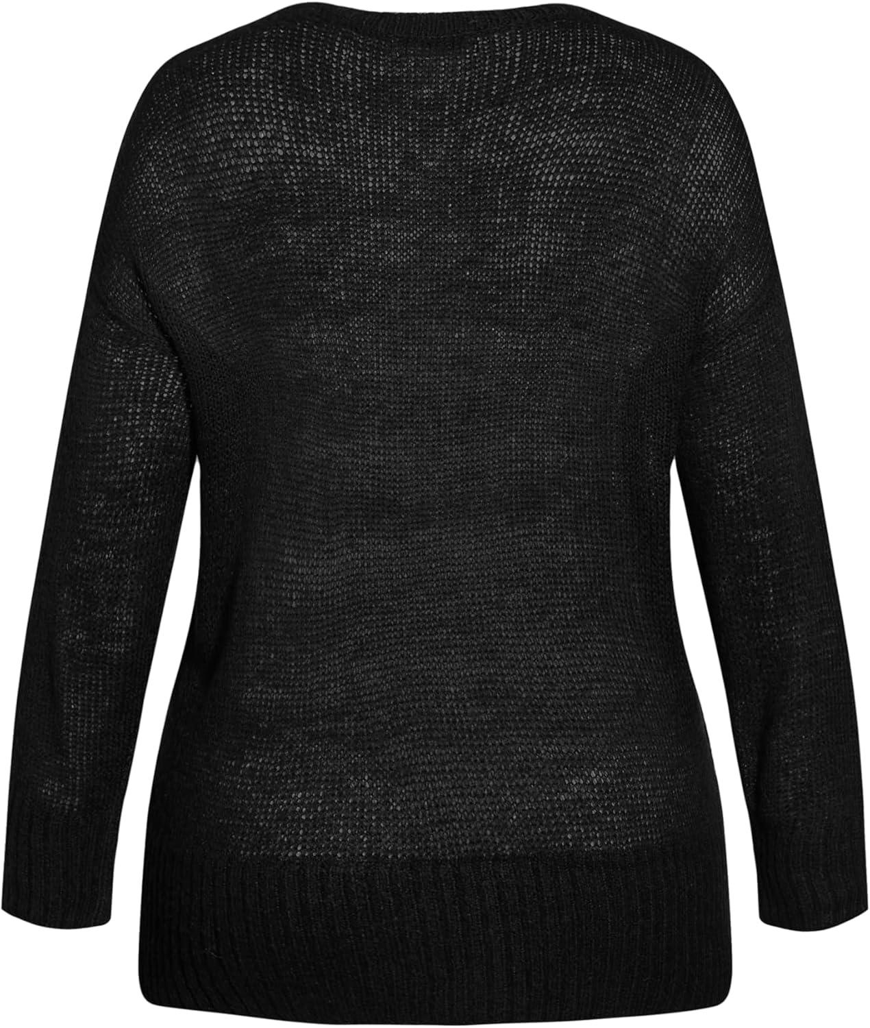image:imageCity Chic Womens Plus Size Jumper RubyBlack