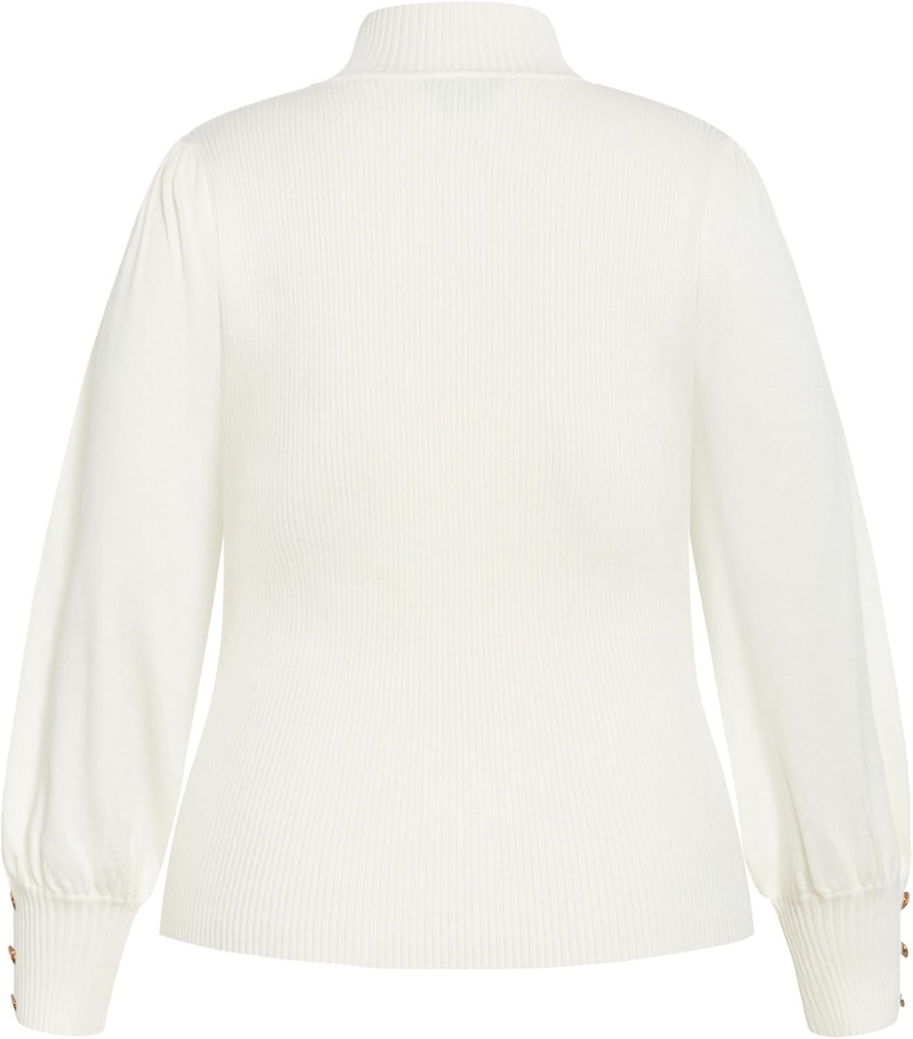 image:imageCity Chic Womens Plus Size Jumper SaigeCream