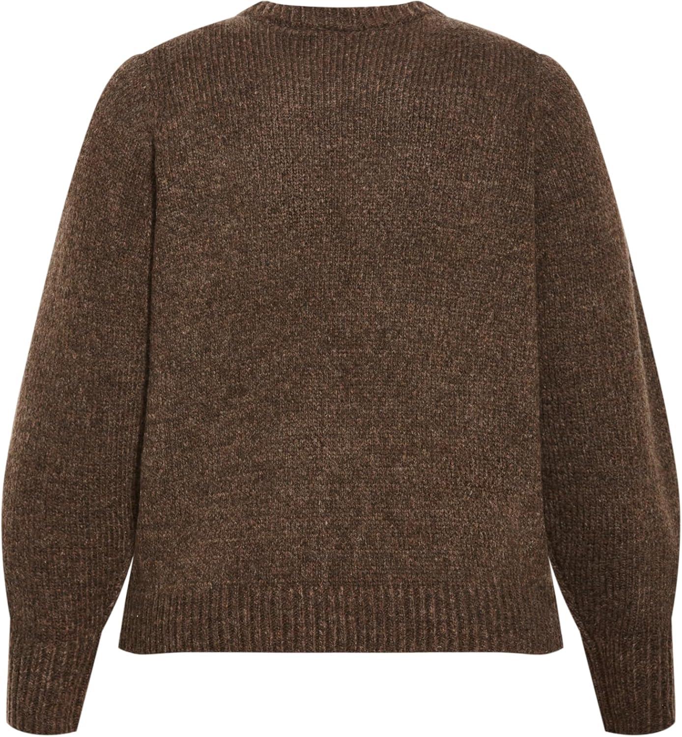 image:imageCity Chic Womens Plus Size Jumper SalemChocolate