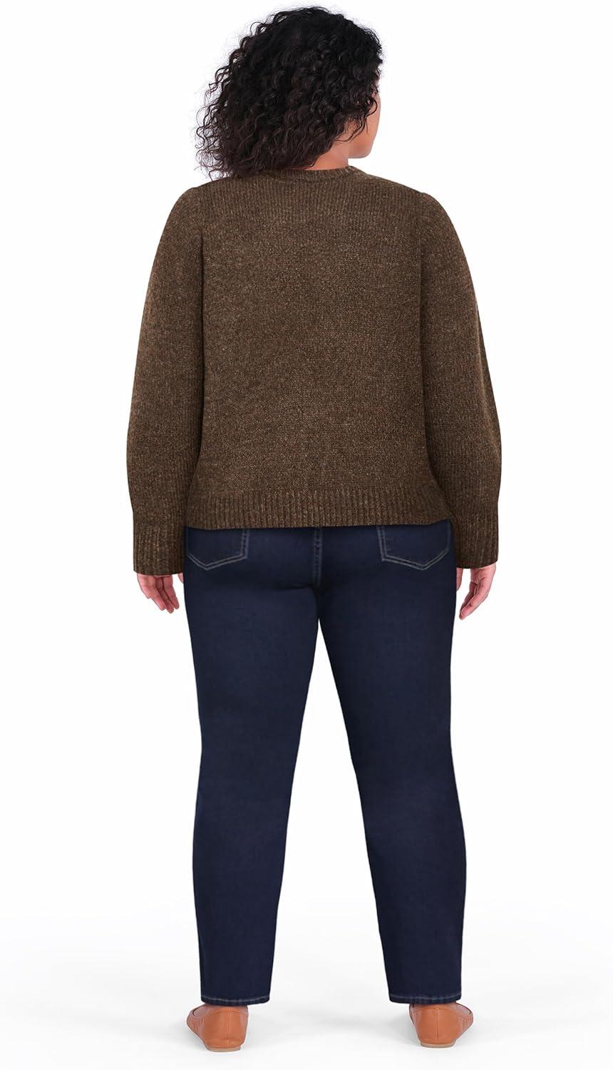 image:imageCity Chic Womens Plus Size Jumper SalemChocolate