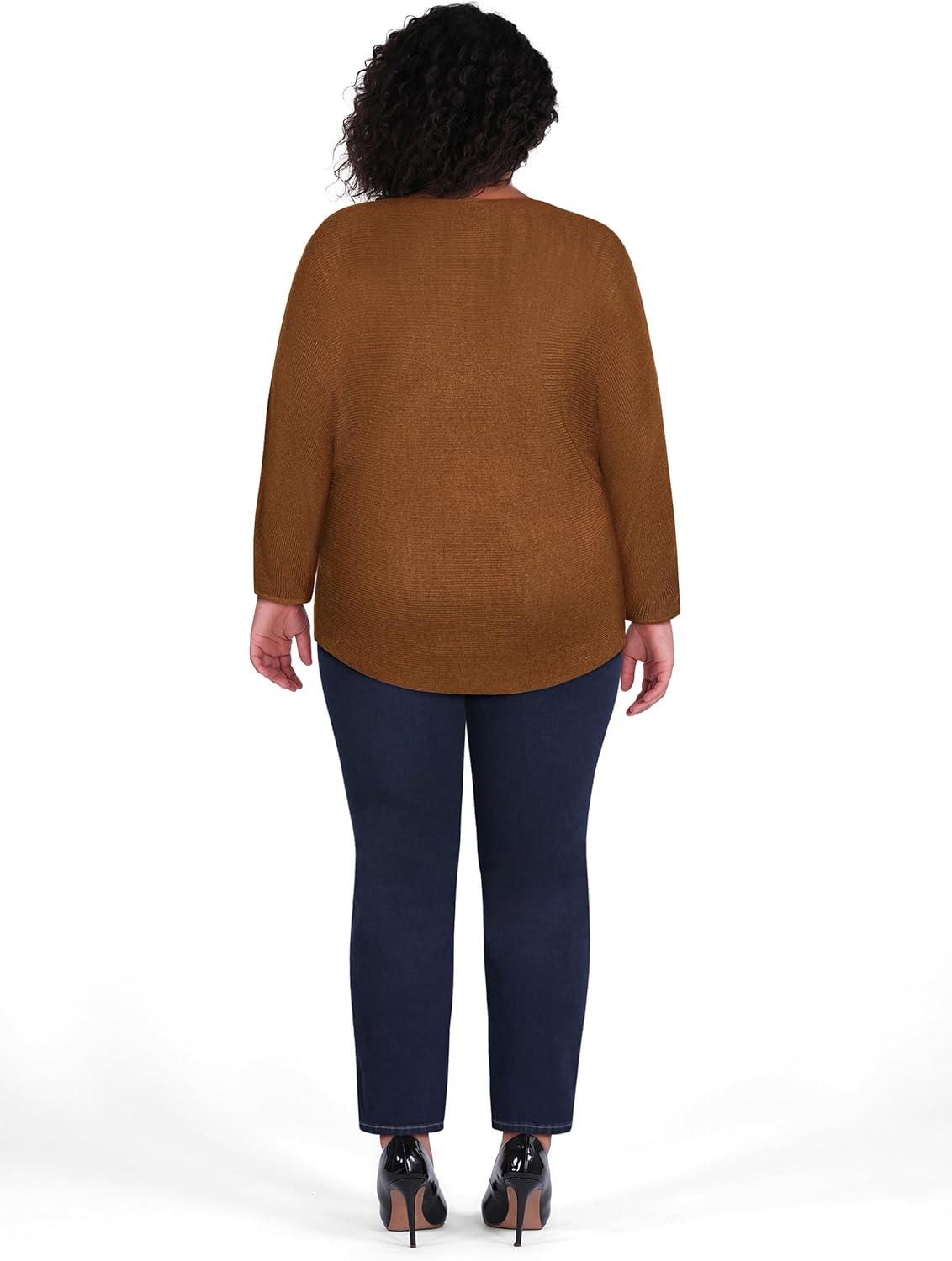 image:imageCity Chic Womens Plus Size Jumper SaraiChocolate