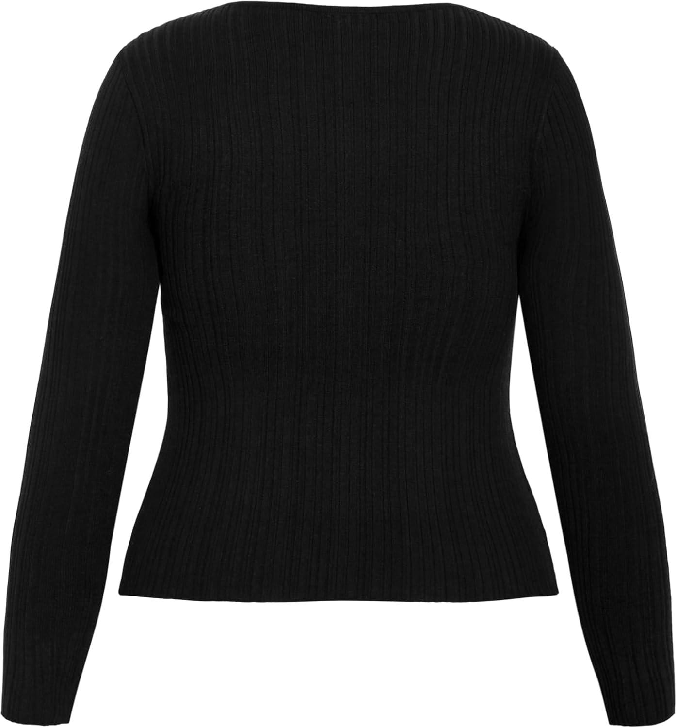 image:imageCity Chic Womens Plus Size Jumper TessaBlack