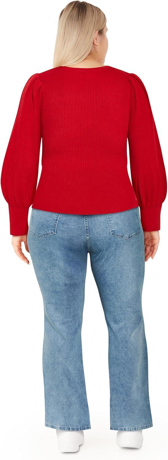 image:imageCity Chic Womens Plus Size Jumper XiomaraRed