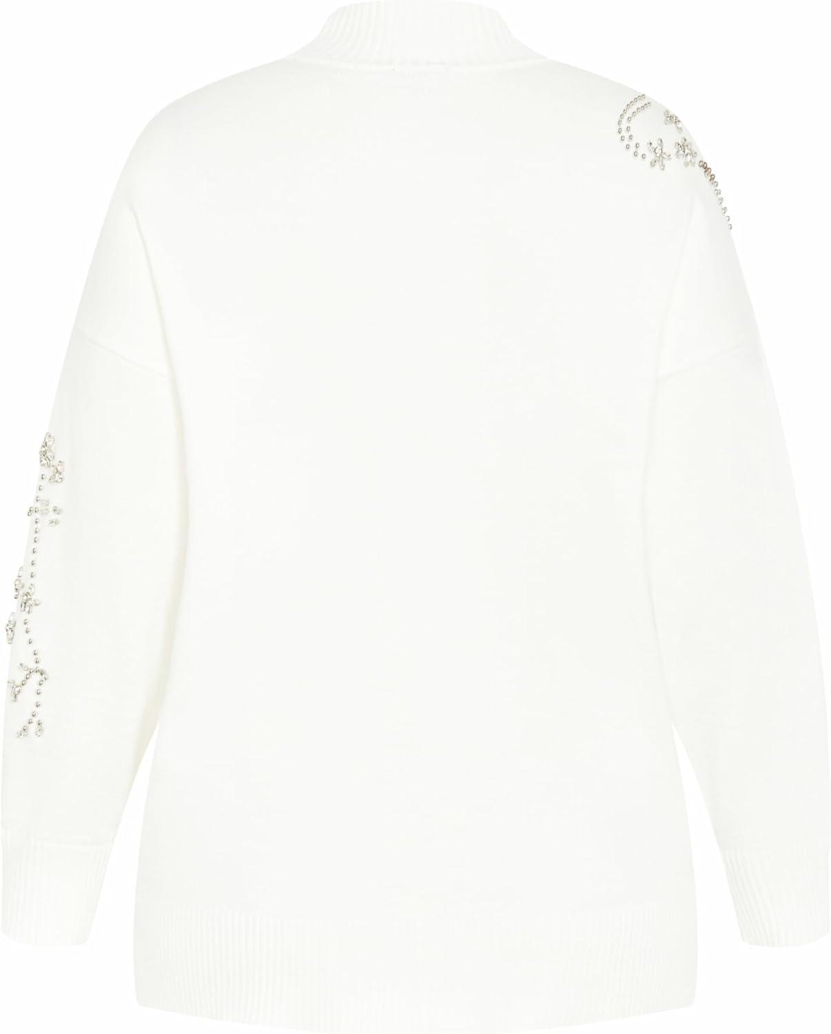 image:imageCity Chic Womens Plus Size Jumper ZariahIvory