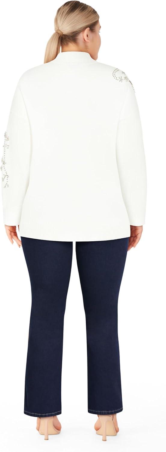 image:imageCity Chic Womens Plus Size Jumper ZariahIvory