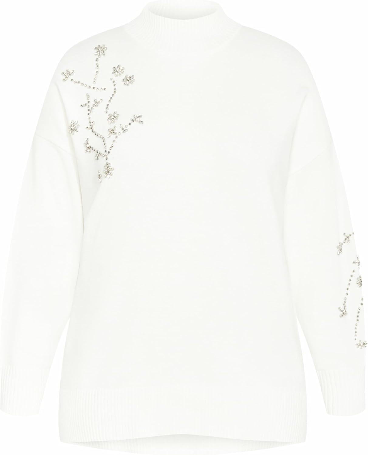 image:imageCity Chic Womens Plus Size Jumper ZariahIvory