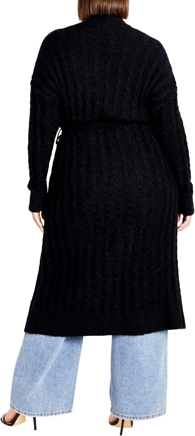image:imageCity Chic Womens Plus Size Kelsey CardiganBlack