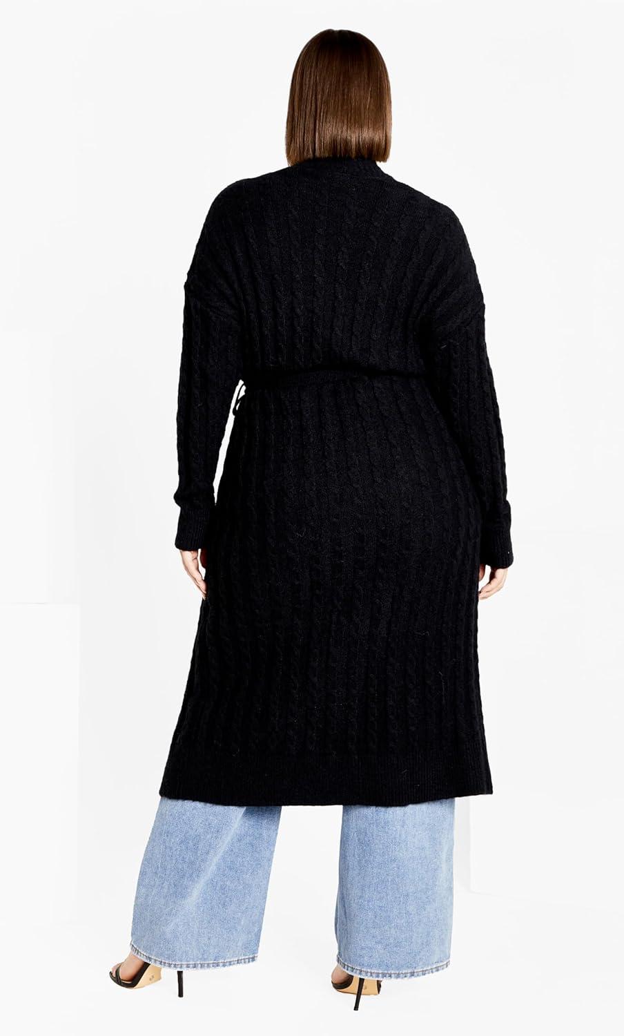 image:imageCity Chic Womens Plus Size Kelsey CardiganBlack