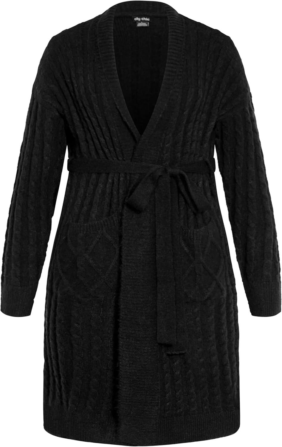 image:imageCity Chic Womens Plus Size Kelsey CardiganBlack