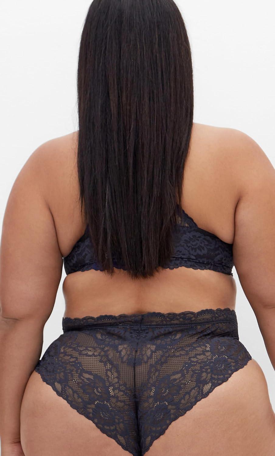image:imageCity Chic Womens Plus Size Low Cut ShortyAdore Luxe Midnight 1416