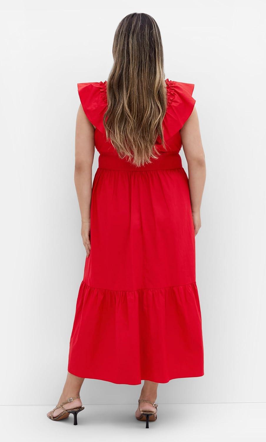 image:imageCity Chic Womens Plus Size Maxi Dress KellyRed
