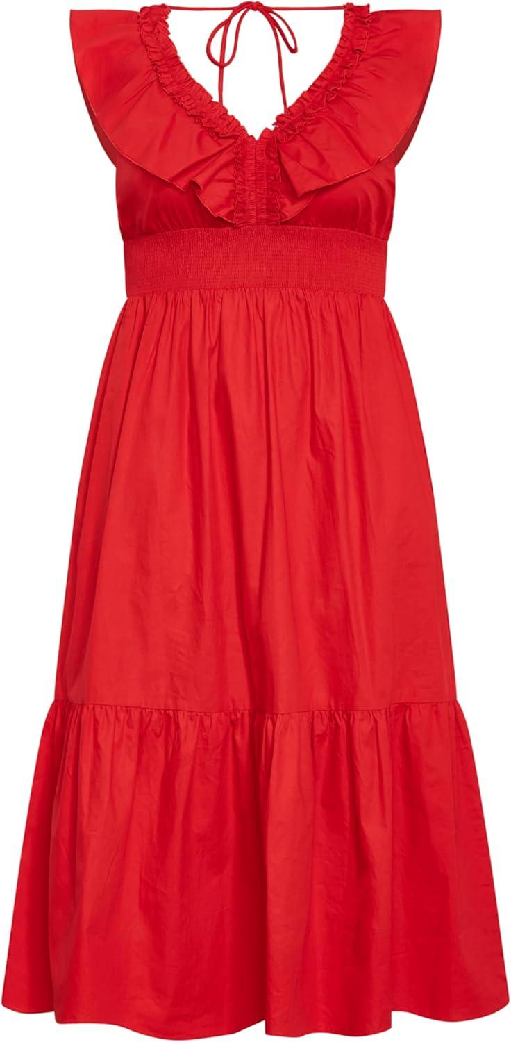 image:imageCity Chic Womens Plus Size Maxi Dress KellyRed