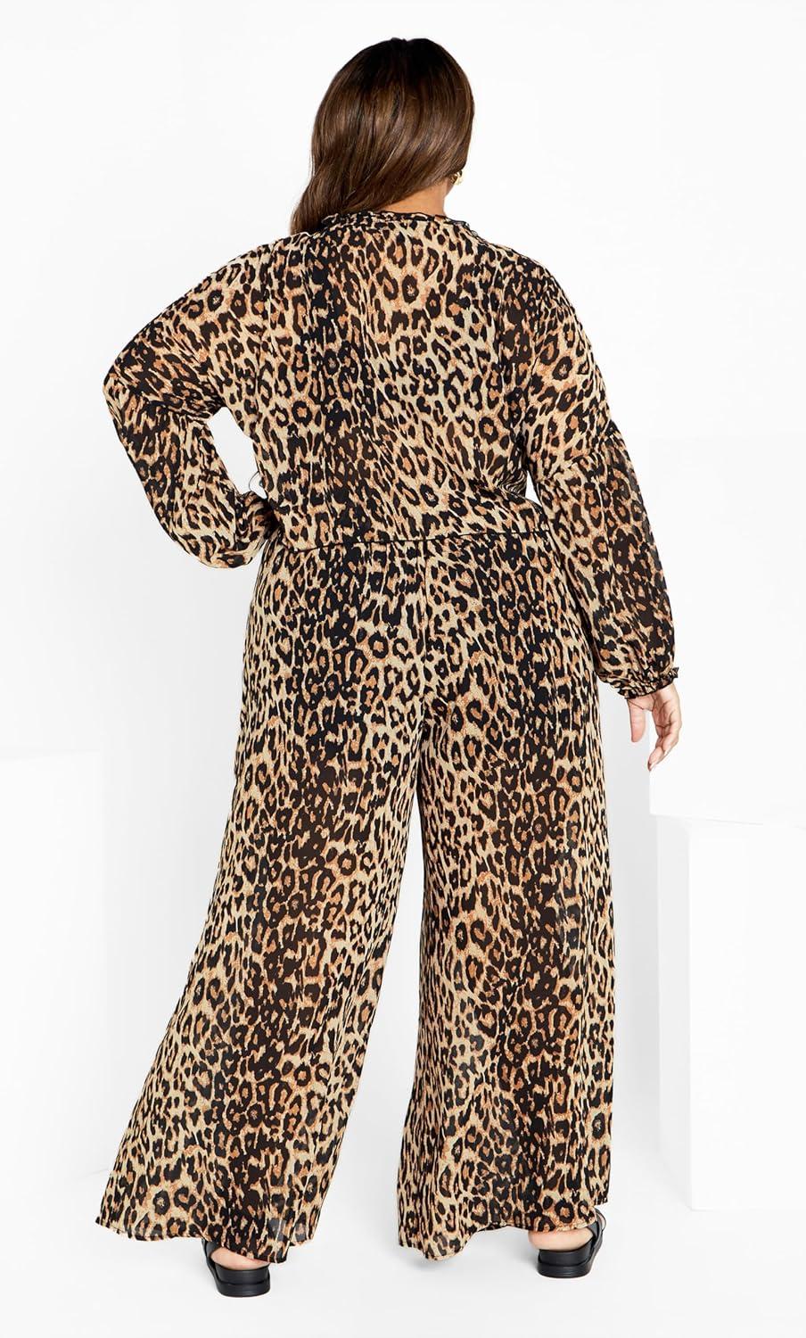 image:imageCity Chic Womens Plus Size Pant CorinaLuxe Animal