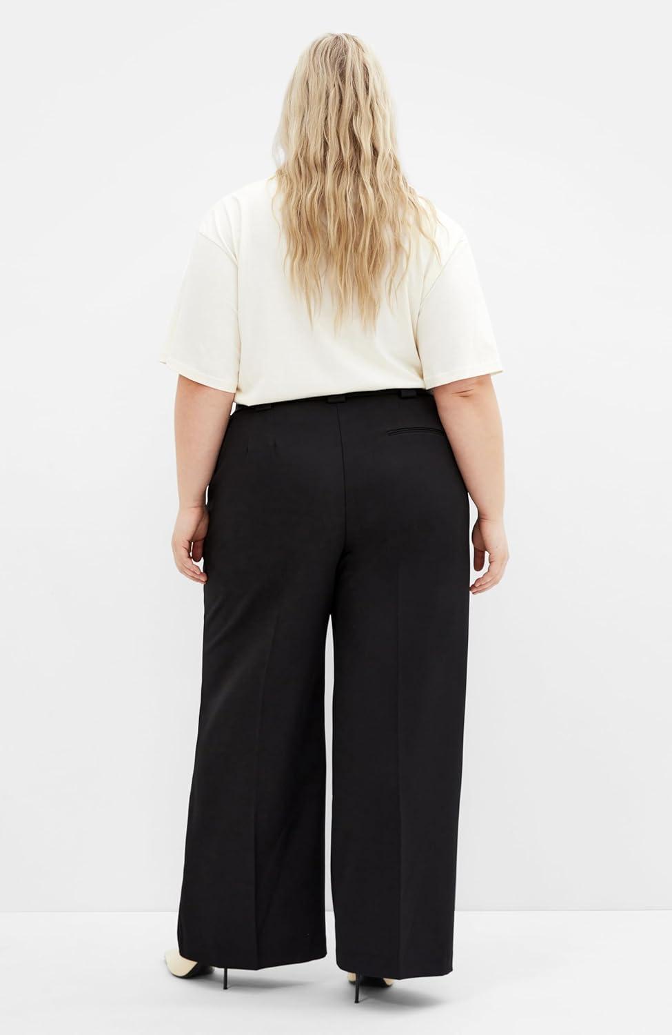 image:imageCity Chic Womens Plus Size Pant Jazmin CrepeBlack
